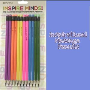 Pure Style Inspire Minds Pre-Sharpened Pencils
